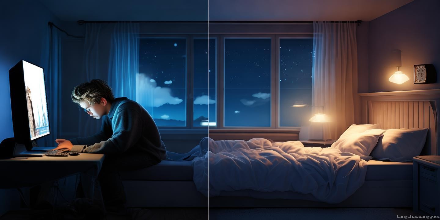 深夜习惯对比：熬夜与定时睡眠，再不睡觉，就该刷到我的视频了哦